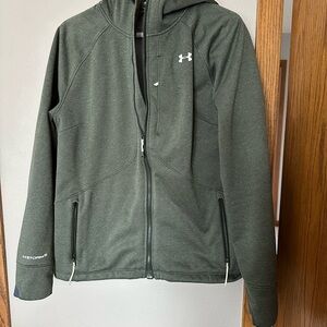 Under Armour Green Full-Zip jacket